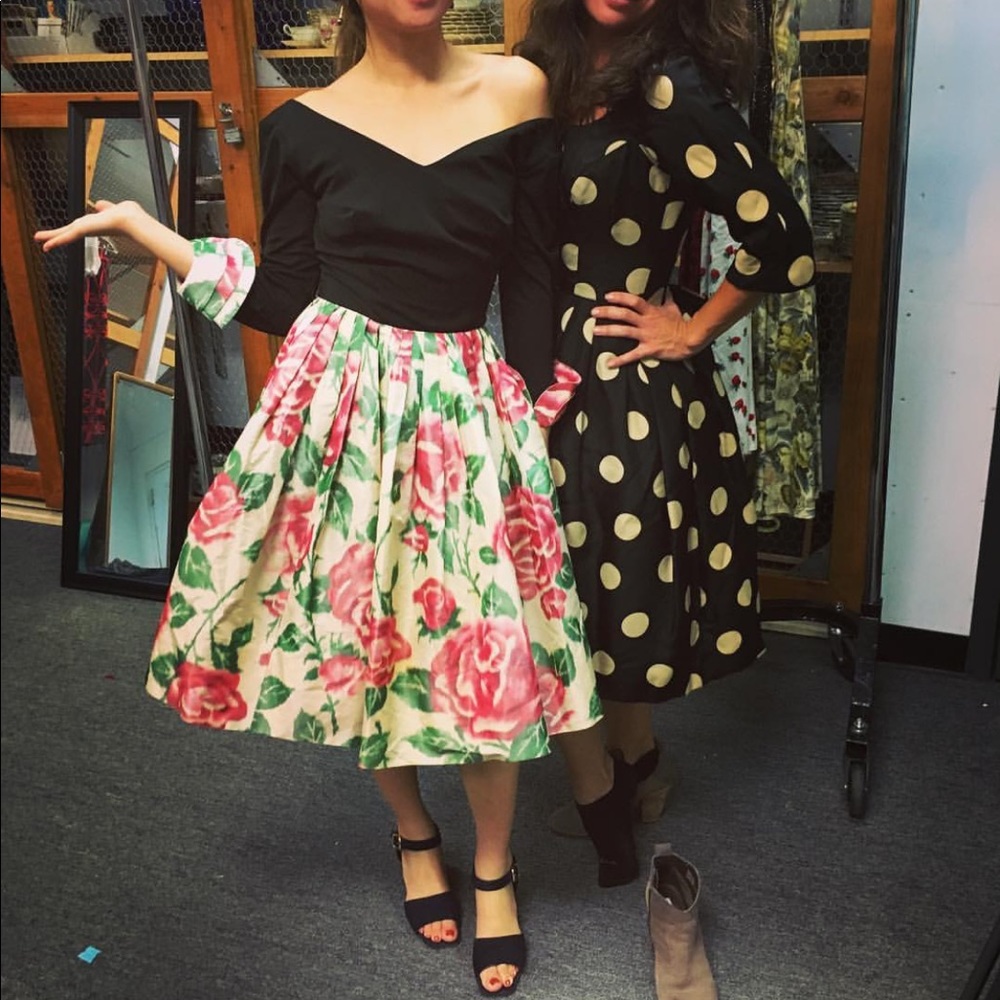 Vintage floral dress